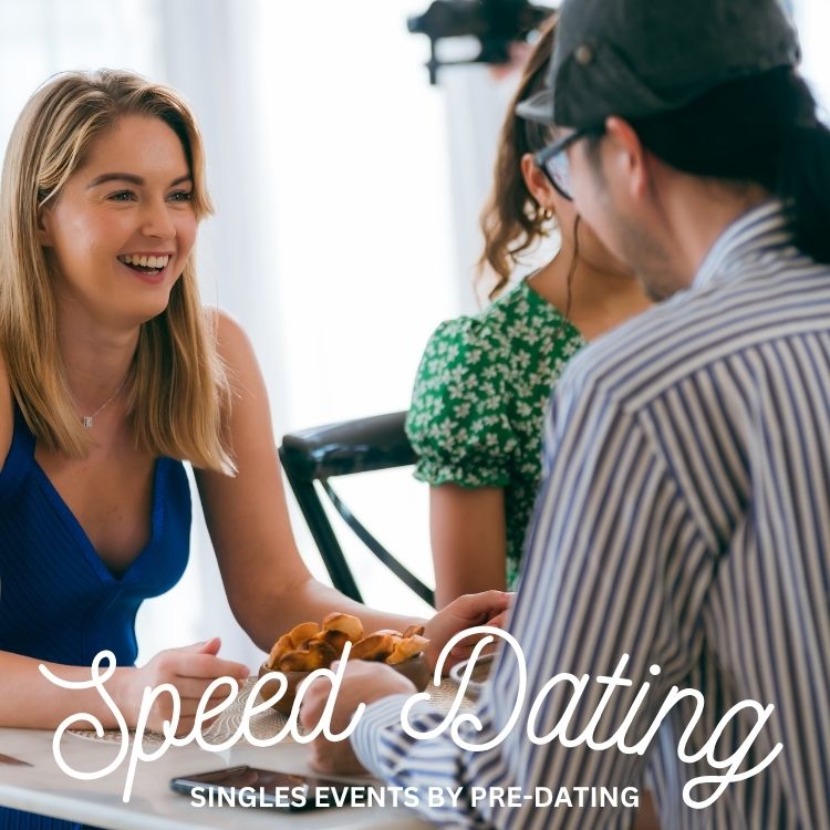 Baltimore attendees of Speed Dating in Maryland enjoying the event!