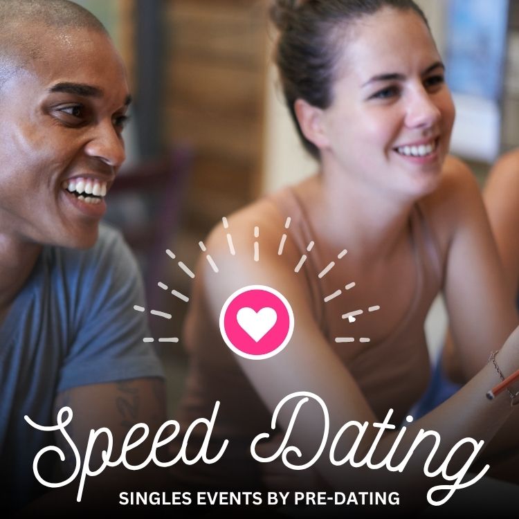 Baltimore attendees of Speed Dating in Maryland enjoying the event!
